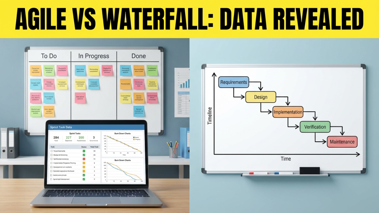 Agile methodology vs Waterfall: The Raw Data 